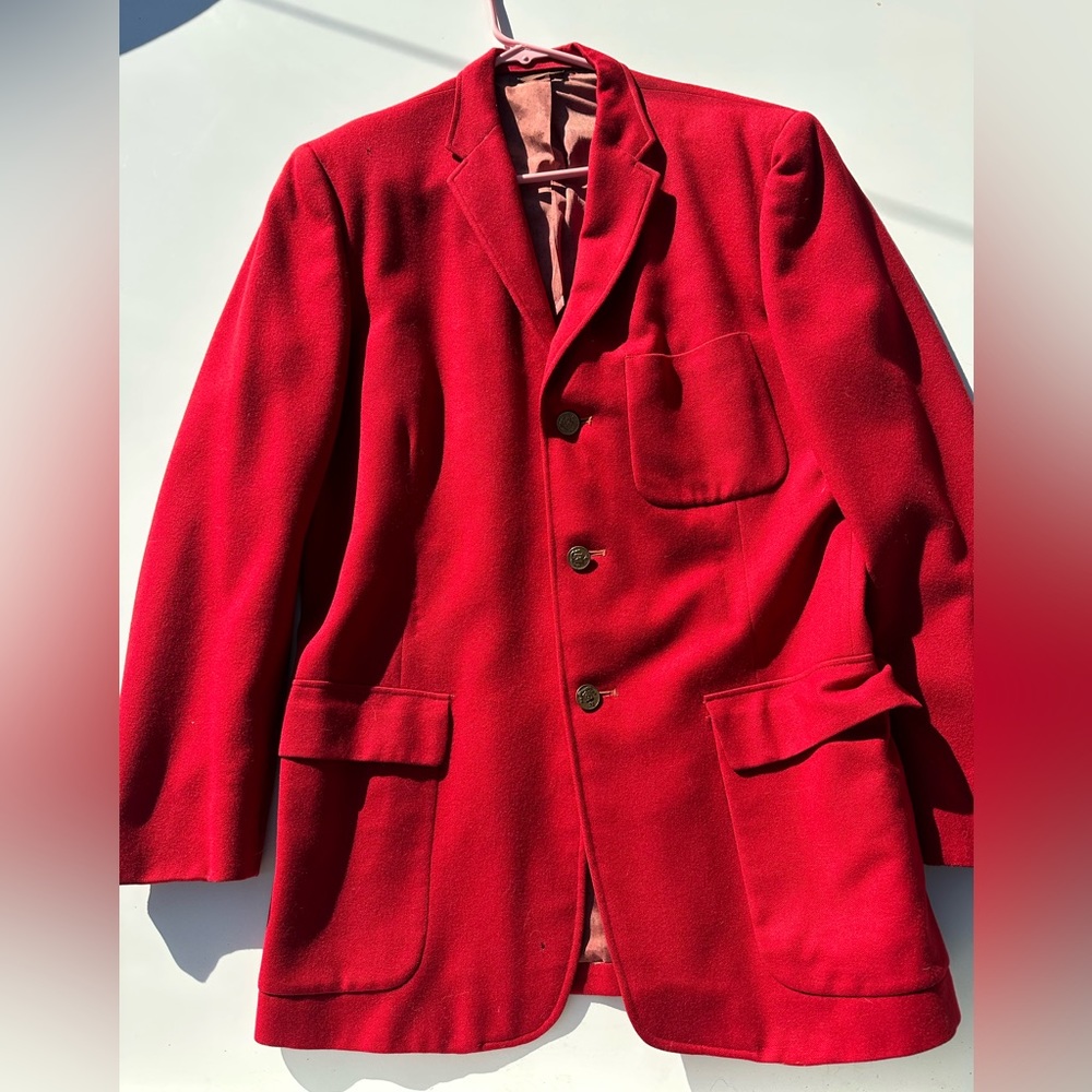 Vintage red sport coat